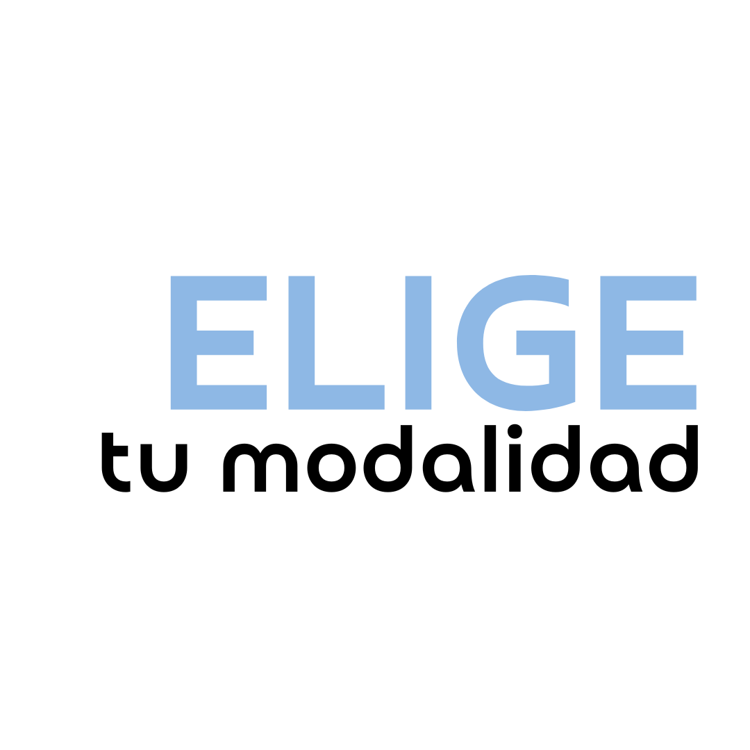 Elige tu modalidad