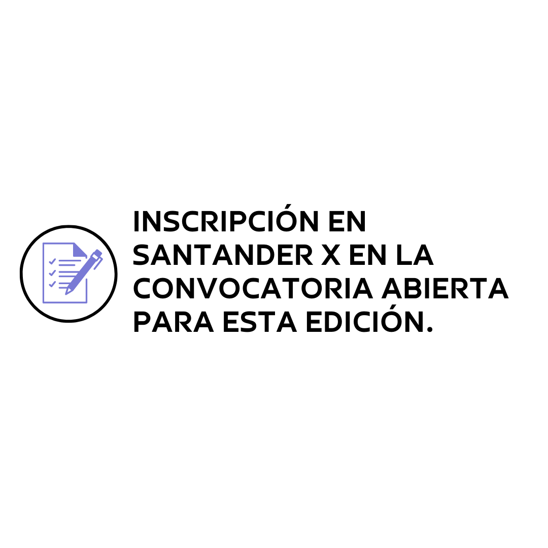 Regístrate en Santander X