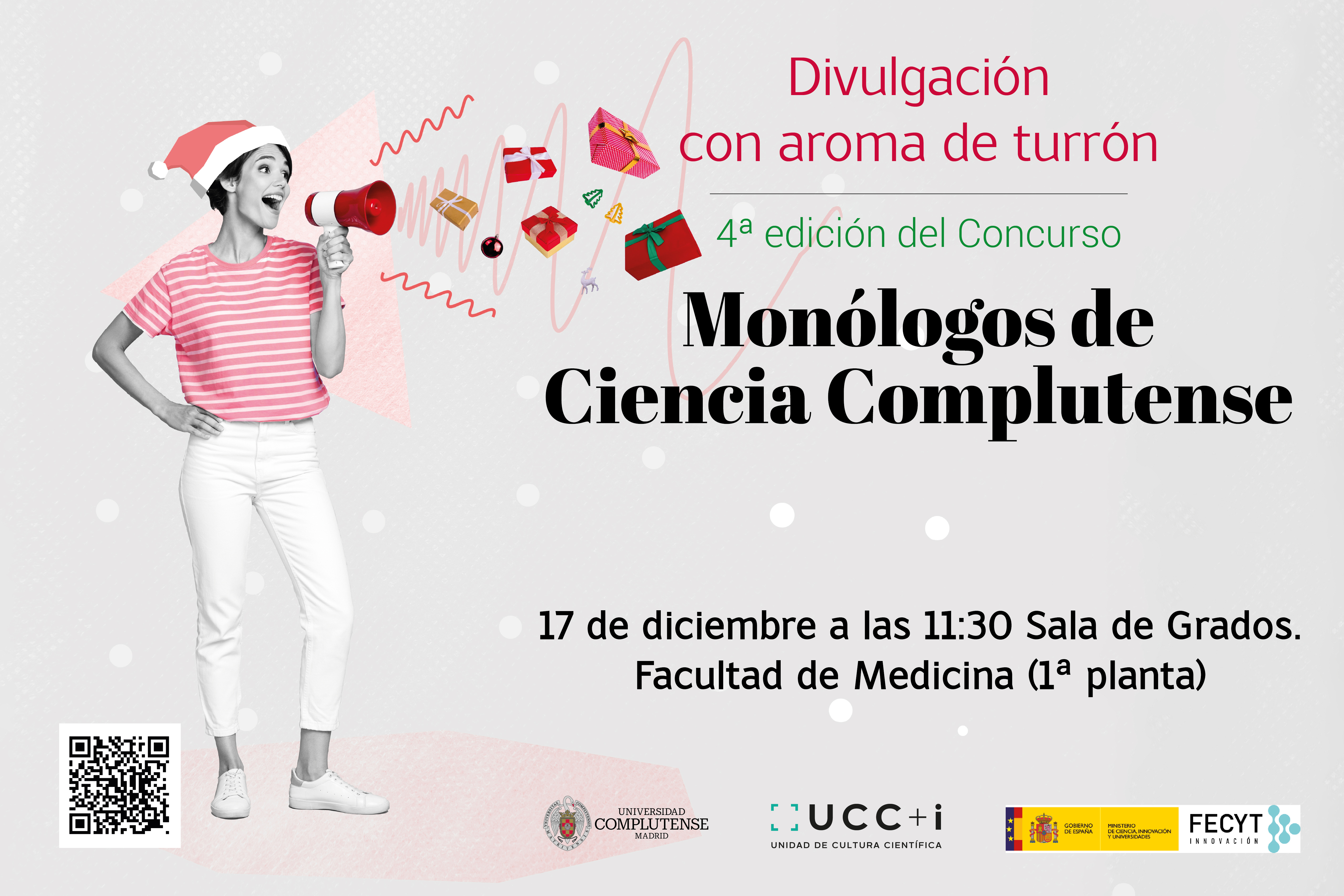 4º Concurso Monólogos de Ciencia Complutense. Divulgación con aroma de turrón