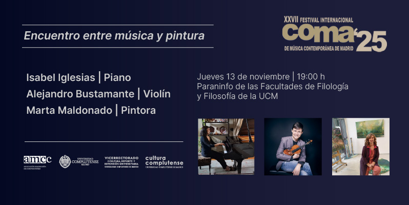 COMA'25 - Festival Internacional de Música Contemporánea de Madrid en la Complutense