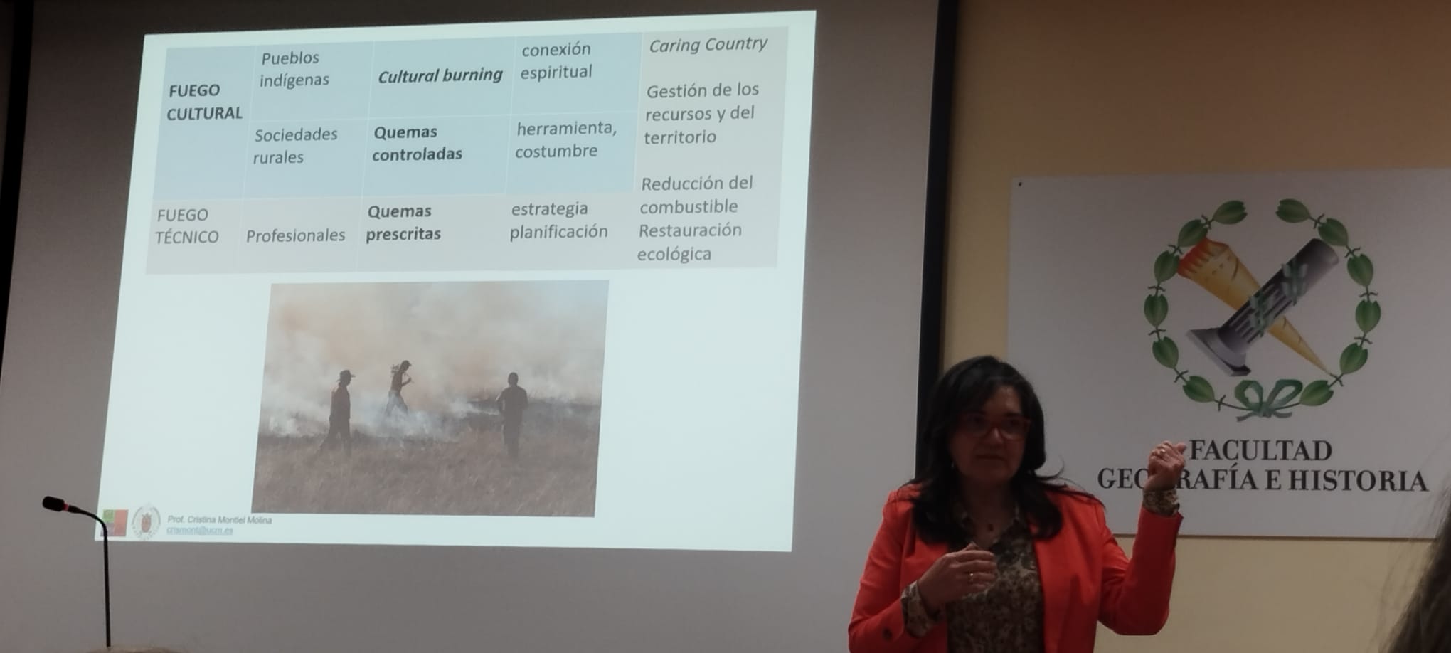 Jornada Científica UCM 'Fuego cultural y cultura del fuego'
