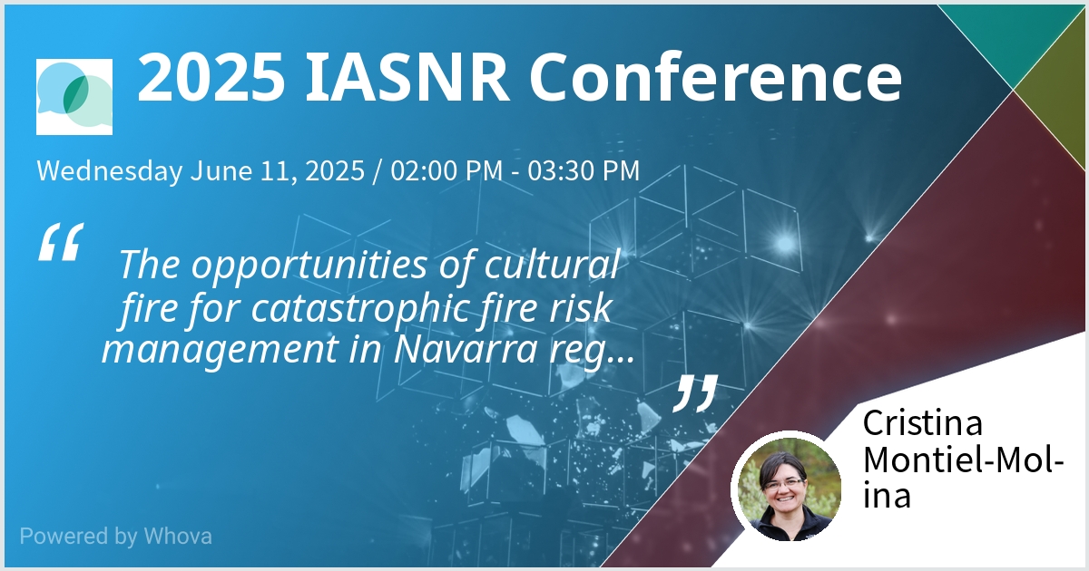 Comunicación científica en el Congreso IASNR 2025