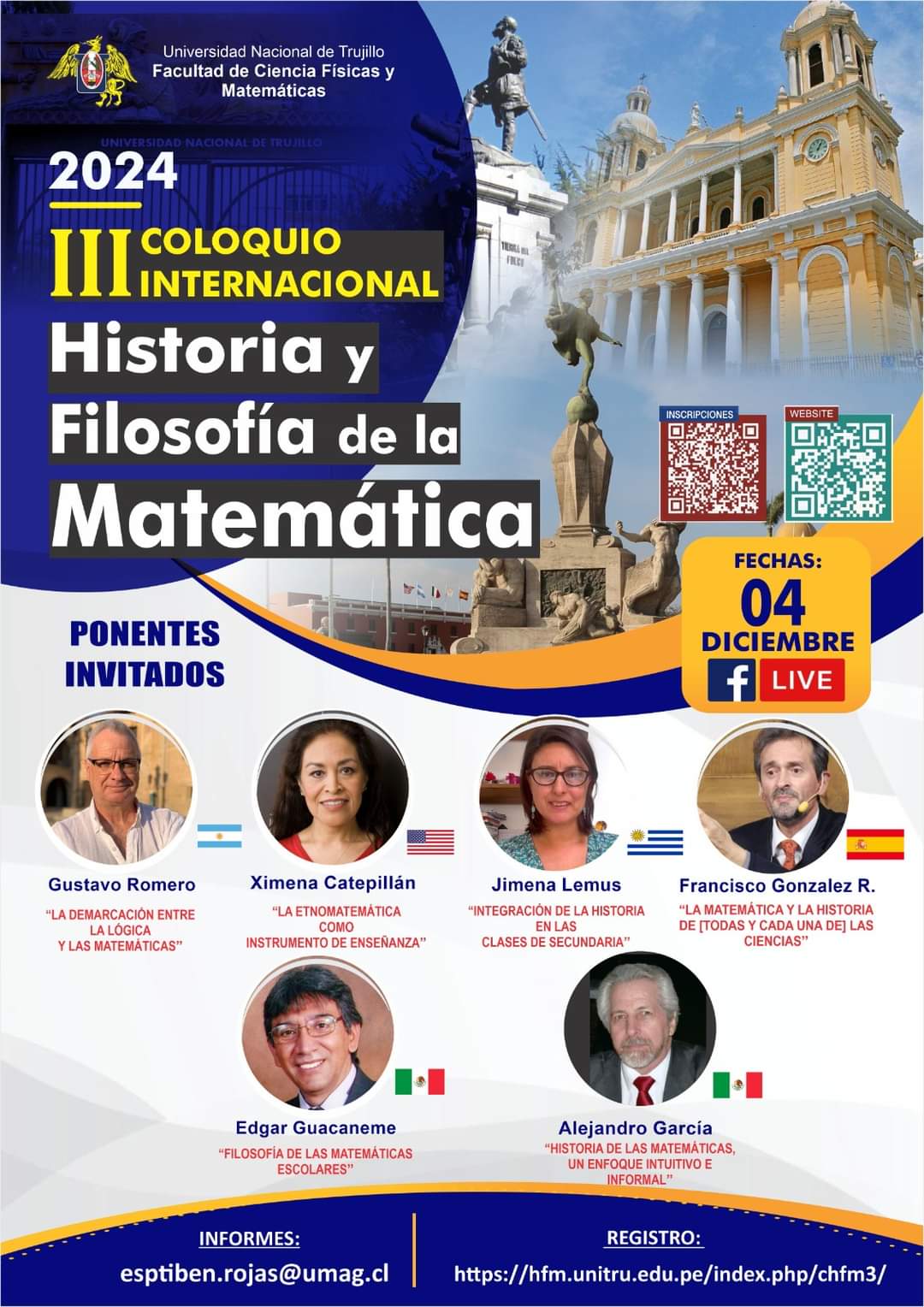 III Coloquio Internacional Historia y Filosofía de la Matemática