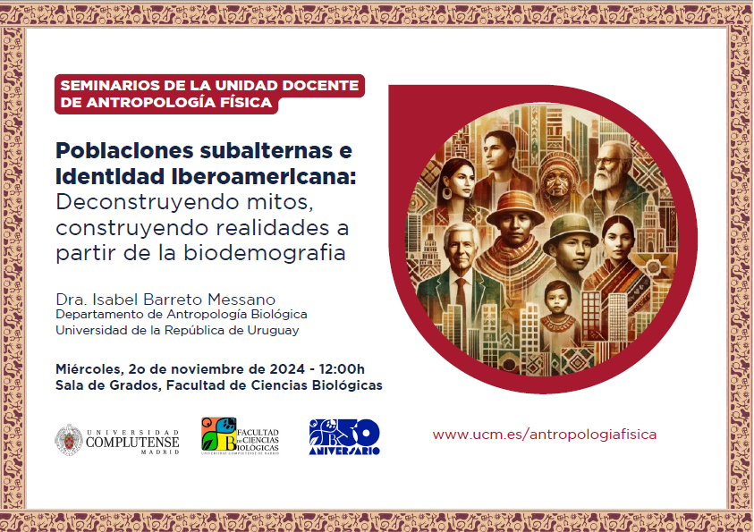 Seminario sobre biodemografía de las poblaciones iberoamericanas (20 nov)