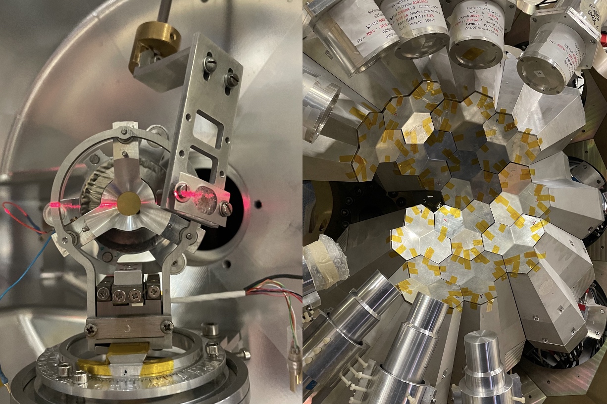 Miembros del Grupo de Física Nuclear participaron en la campaña del detector radiación gamma AGATA en el laboratorio nacional de Legnaro (Italia) para medir vidas medias de estados excitados en la región rica de neutrones entre el cobalto y el germani