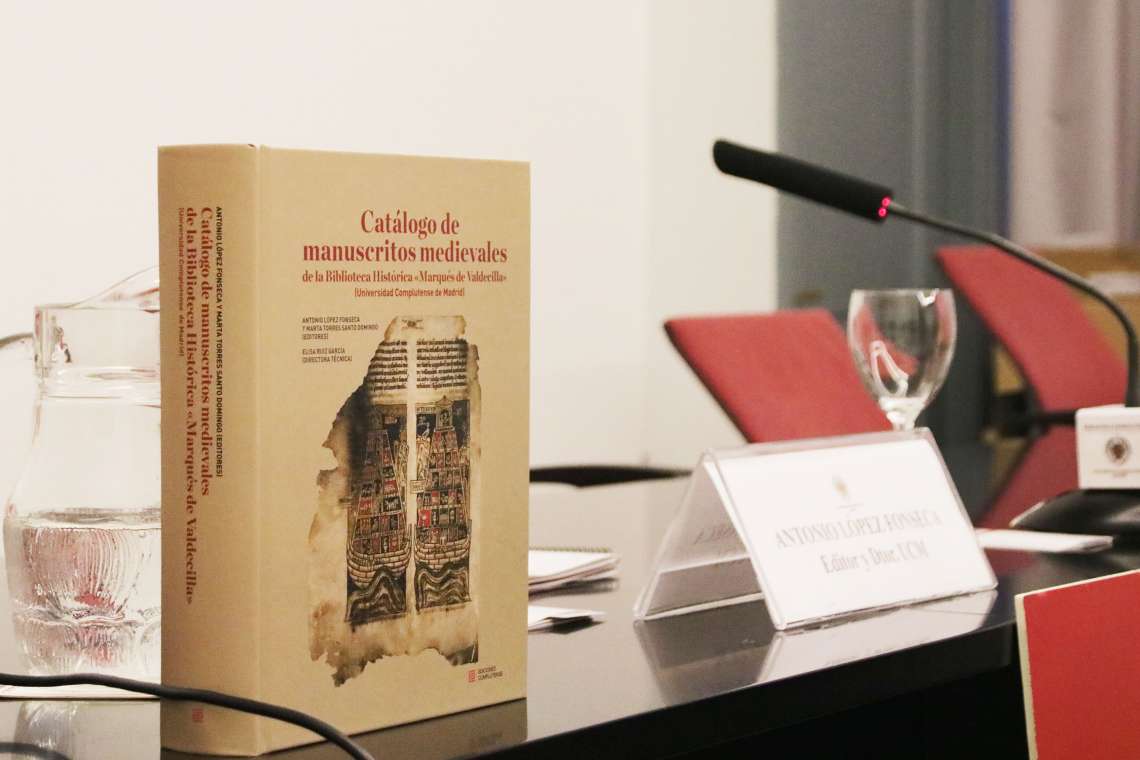Presentación del libro: Catálogo de manuscritos medievales de la Biblioteca Histórica “Marqués de Valdecilla” (Universidad Complutense de Madrid)