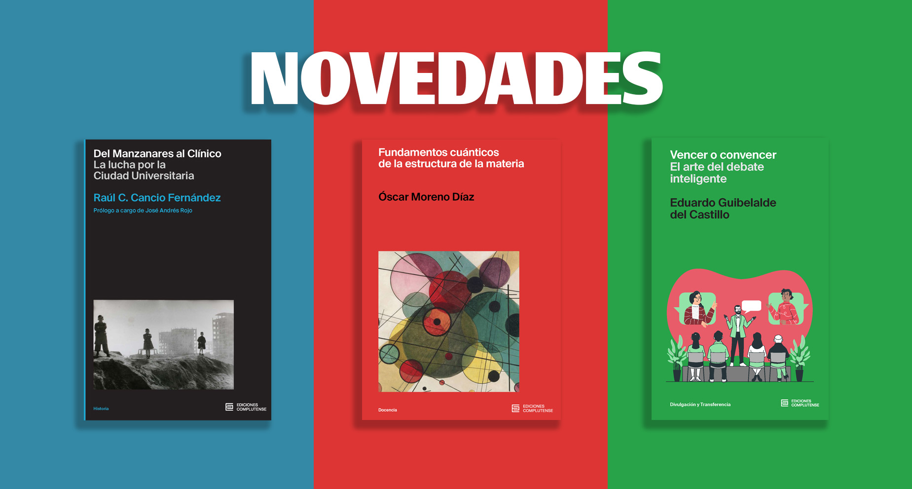 Tres nuevos libros en nuestro catálogo