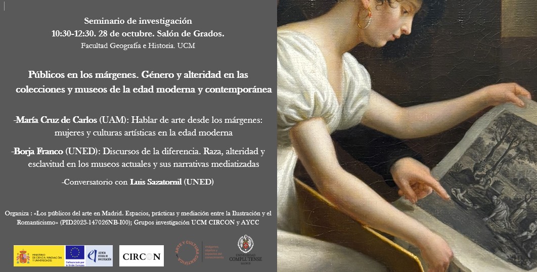 Públicos en los márgenes. Género y alteridad en las colecciones y museos de la Edad Moderna y Contemporánea