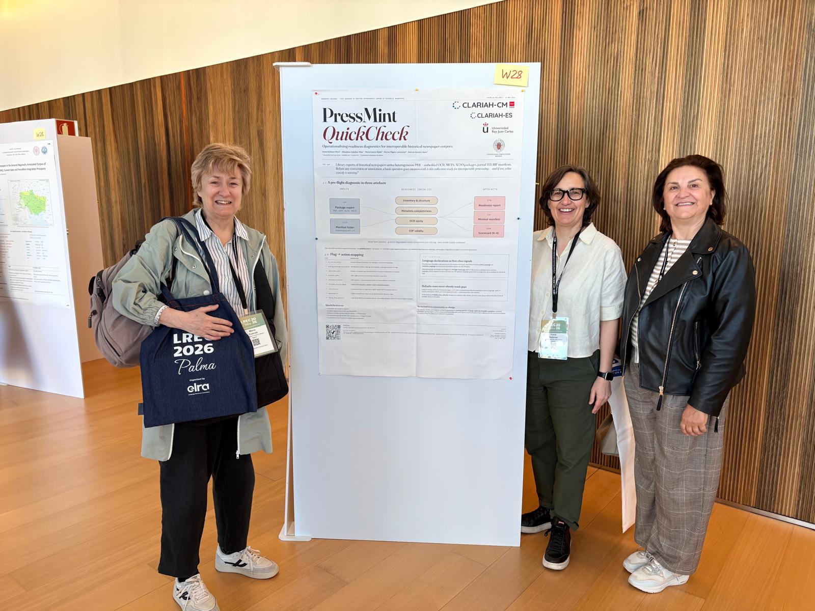 El Nodo CLARIAH-CM ha participado en dos Workshops del Language Resources and Evaluation Conference (LREC) 2026