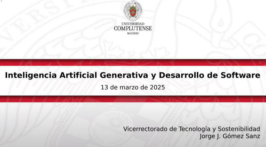 Generative Artificial Intelligence and Software Development. With Jorge J. Gómez Sanz
