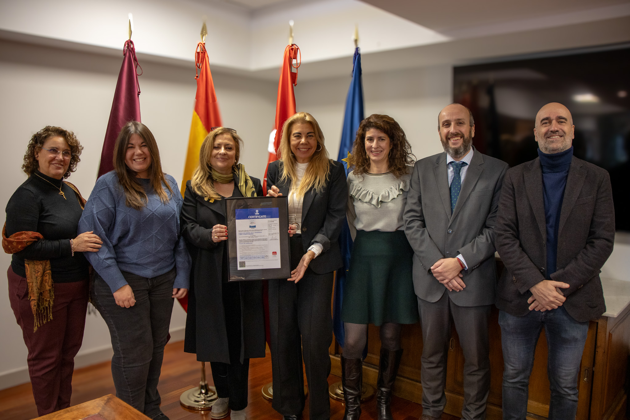 La Fundación Complutense obtiene la certificación del Esquema Nacional de Seguridad, tras una auditoría de Bureau Veritas