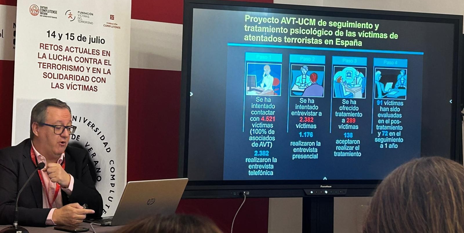 El Prof. Jesús Sanz participa en el Curso de Verano UCM 2025 "Retos actuales en la lucha contra el terrorismo y en la solidaridad con las víctimas"