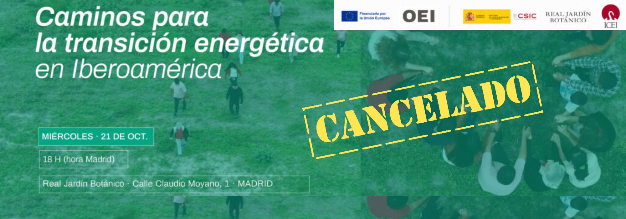 Evento cancelado