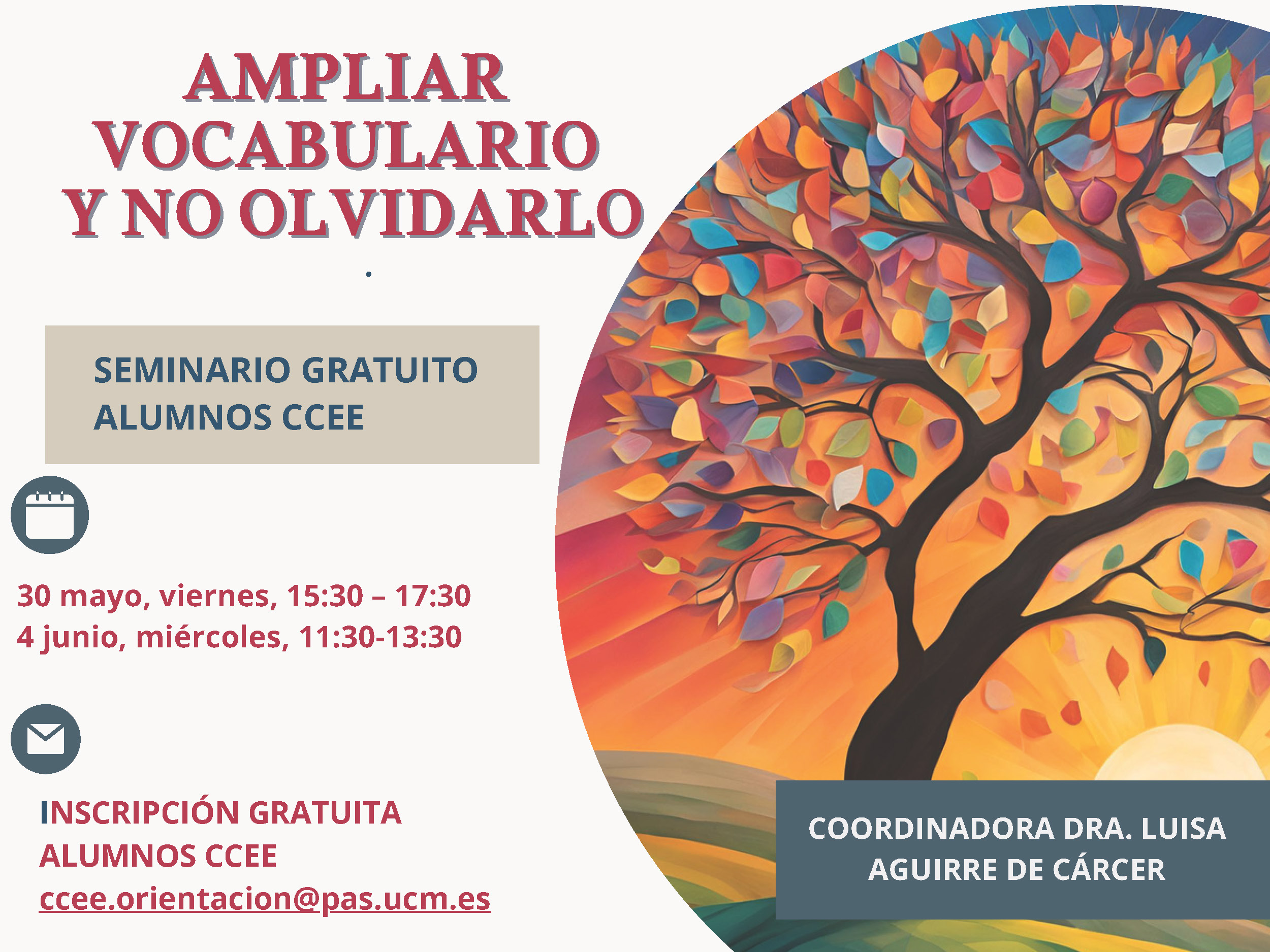 Ampliar vocabulario y no olvidarlo Asesoría Psicolingüística del CCEE.