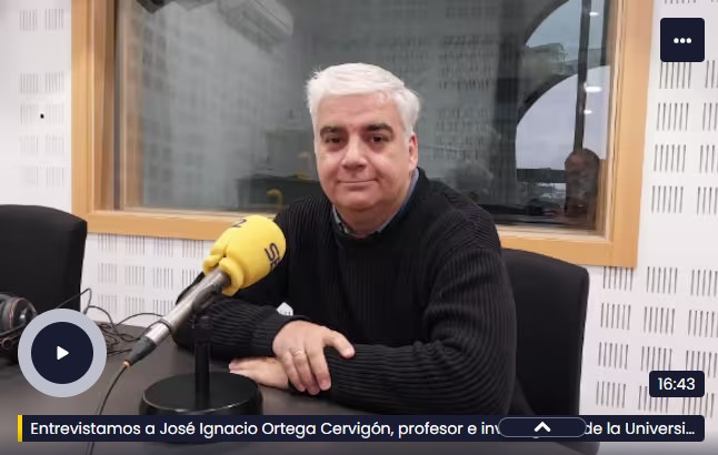 Entrevista en Cadena Ser al profesor J. I. Ortega