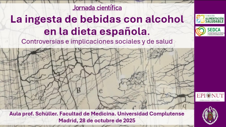 Jornada científica sobre consumo de alcohol, sociedad y salud (28 Oct)