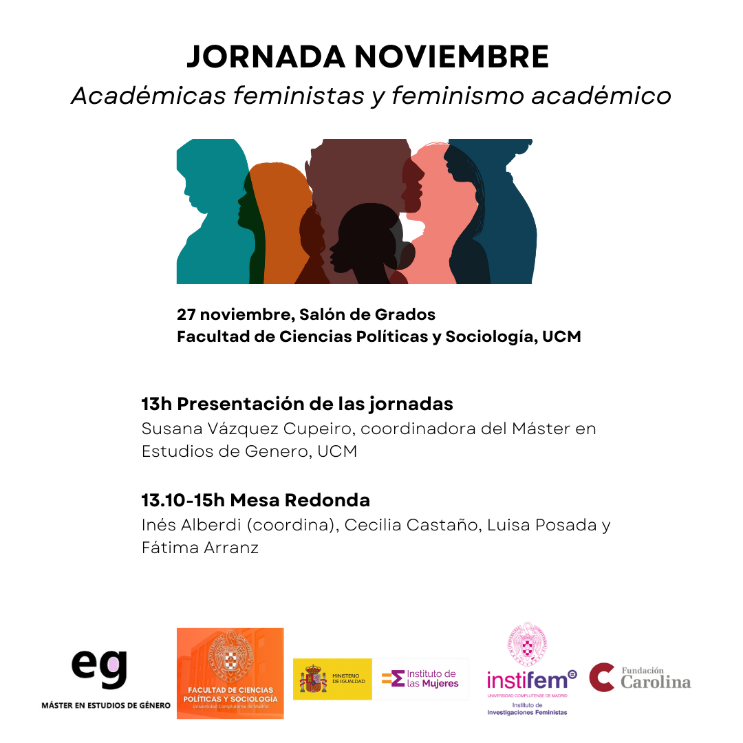 Jornada "Académicas feministas y feminismo académico"-27 nov en la Fac. de CC. Políticas UCM