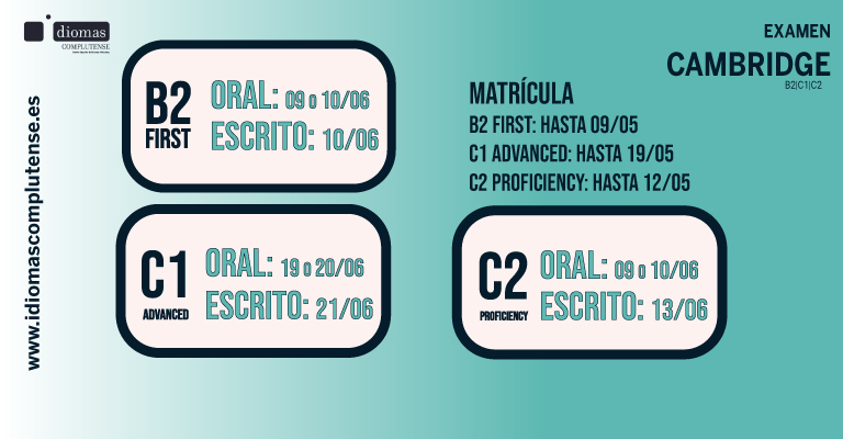 EXAMEN INGLÉS CAMBRIDGE