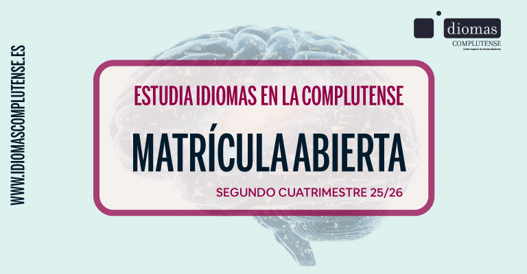 ABIERTO PLAZO DE MATRÍCULA PARA OFERTA DEL SEGUNDO CUATRIMESTRE