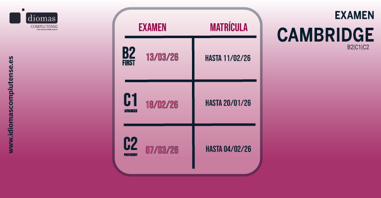 EXAMEN INGLÉS CAMBRIDGE