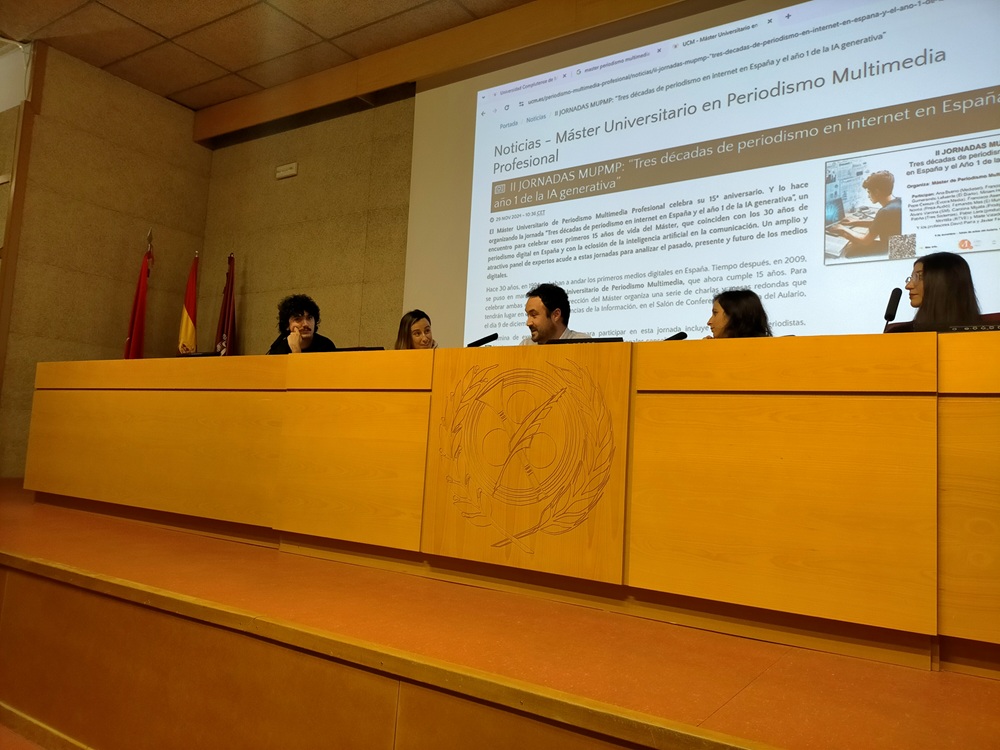 Participación de estudiantes del máster, desde la primera promoción a la decimoquinta edición, en las II Jornadas MUPMP