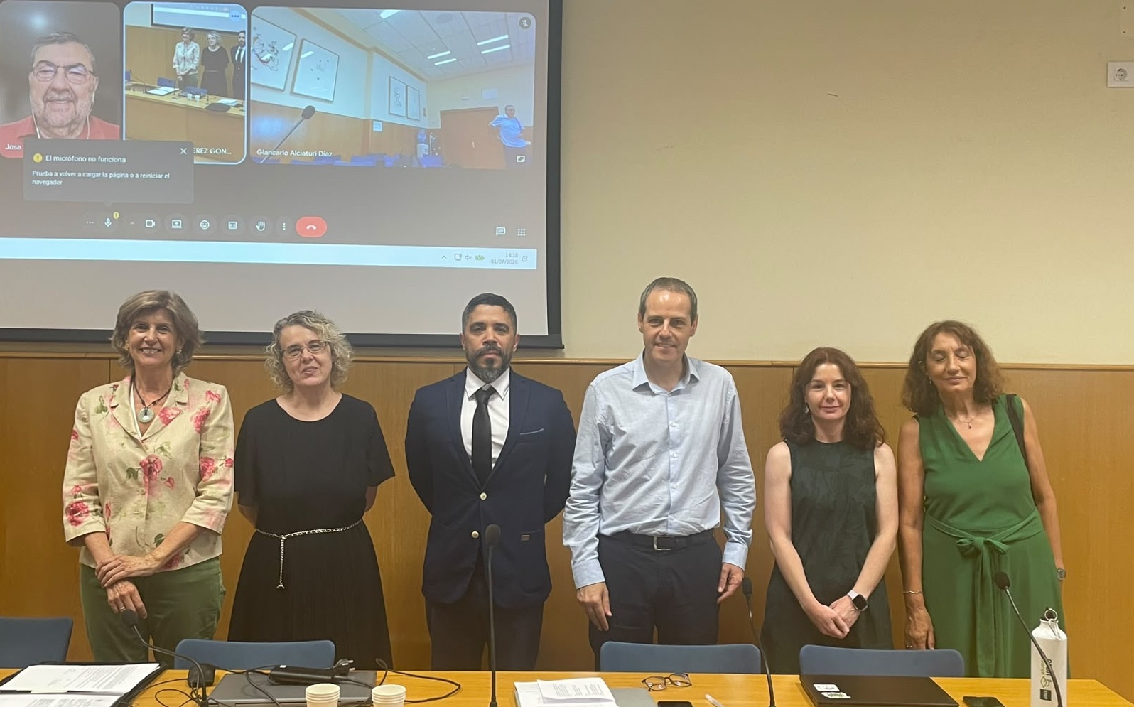 Acto de defensa de la tesis Doctoral Giancarlo Alciaturi Díaz