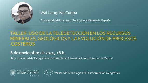 Taller sobre el uso de la teledetección en los recursos minerales, geológicos y la evolución de procesos costeros