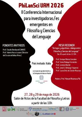 PhiLanSci UAM 2026: 2nd International Conference for Emerging Researchers in Philosophy and Linguistics