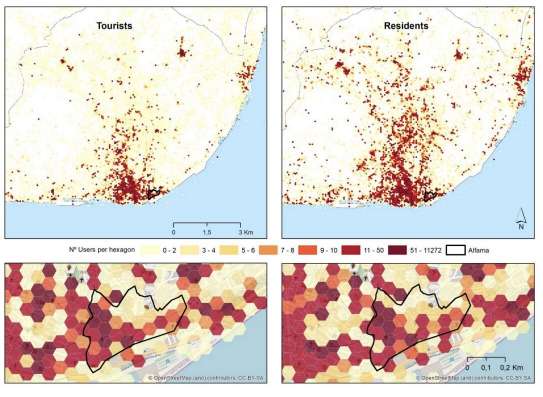 Nuevo artículo: Análisis espacial y de contenido comparado entre residentes y turistas con el uso de datos geolocalizados de redes sociales. El caso del barrio histórico de Alfama (Lisboa)