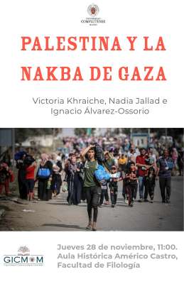 28.11.2024 Conferencia "Palestina y la nakba de Gaza"