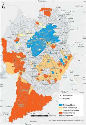 Public Versus Private Transportation: mapa incluido en la 41ª edición de ESRI Map Book (2026)