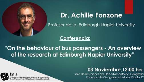 Conferencia On the behaviour of bus passengers - An overview of the research at Edinburgh Napier University