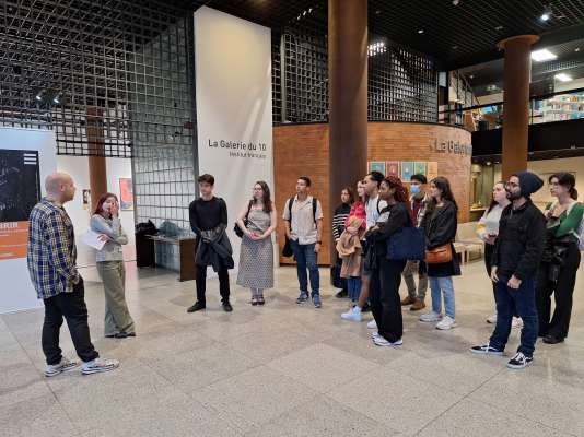 MLFA hors les murs (22 octobre 2024) Visite Institut Français de Madrid avec Romain Ruchaud et Claudine Galea