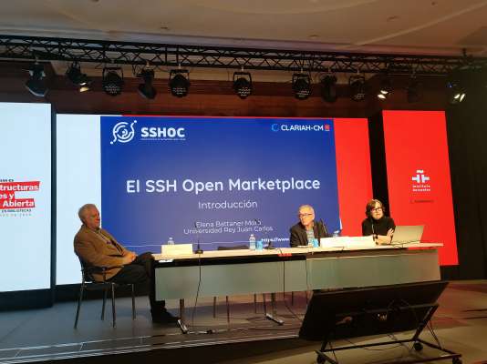 Participación del Nodo CLARIAH-CM en la I Jornada CLARIAH-ES en bibliotecas. Infraestructuras digitales y ciencia abierta