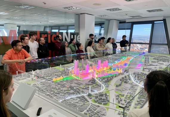 Visita a las oficinas de Crea Madrid Nuevo Norte