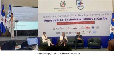 Semana de las Políticas de Ciencia, Tecnología e Innovación. Santo Domingo, 11 a 15 de noviembre de 2024.