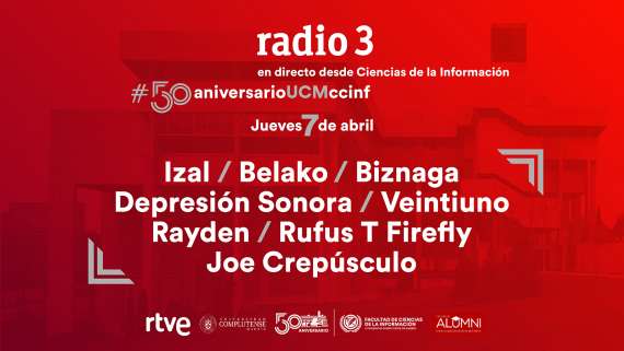 Radio 3 emitirá en directo desde la Facultad de Ciencias de la Información por su 50 aniversario