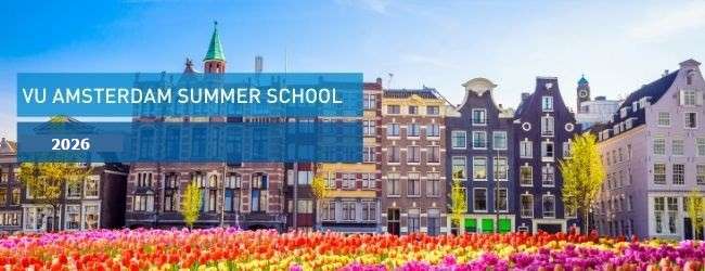 VU Amsterdam Summer School 2026 is open for applications!