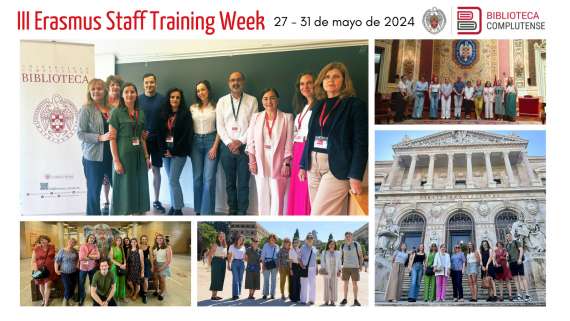 La Bibilioteca de la UCM organiza la III 'Erasmus Staff Training Week'. Les visitaron distintas universidades europeas de  Albania, Bélgica, Croacia, Francia, Suiza, Polonia.