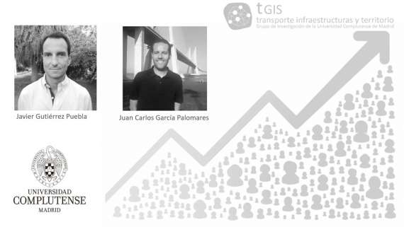 Javier Gutiérrez y Juan Carlos García Palomares de tGIS, en el top 2% de los científicos mundiales más citados durante el 2019