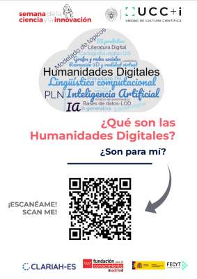 El nodo CLARIAH-CM organiza la actividad «¿Qué son las humanidades digitales? ¿Son para mí?» en la Semana de la Ciencia de Madrid 2024