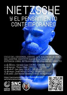 Ciclo de sesiones "Nietzsche y el pensamiento contemporáneo", primavera 2026