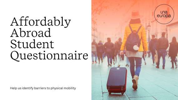 'Affordably Abroad' es un grupo de trabajo de estudiantes de Una Europa que quiere que la movilidad sea más inclusiva y sostenible.