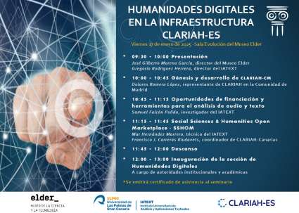 Inauguración del Espacio de Humanidades Digitales en el Museo Elder de la Ciencia y la Tecnología