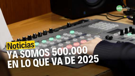 Medio millón: Inforadio UCM llega a 500.000 en lo que llevamos de 2025
