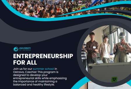 University of Ostrava Summer School 2025: Entrepreneurship for All – the subtopic is Well-being.