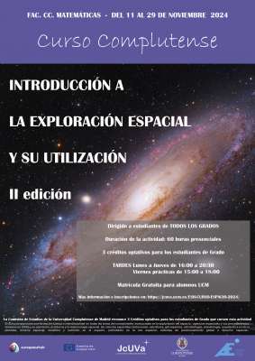 II edición del Curso Complutense de Introducción a la Exploración Espacial y su Utilización.