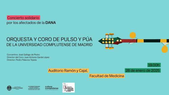 Concierto solidario por la DANA: Orquesta y Coro de Pulso y Púa de la UCM.