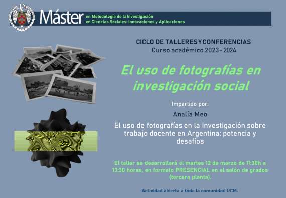 Actividad complementaria MARZO 2024: El uso de fotografías en la investigación sobre trabajo docente en Argentina: potencia y desafíos