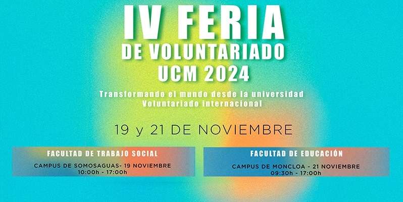 IV Feria de Voluntariado UCM 2024.